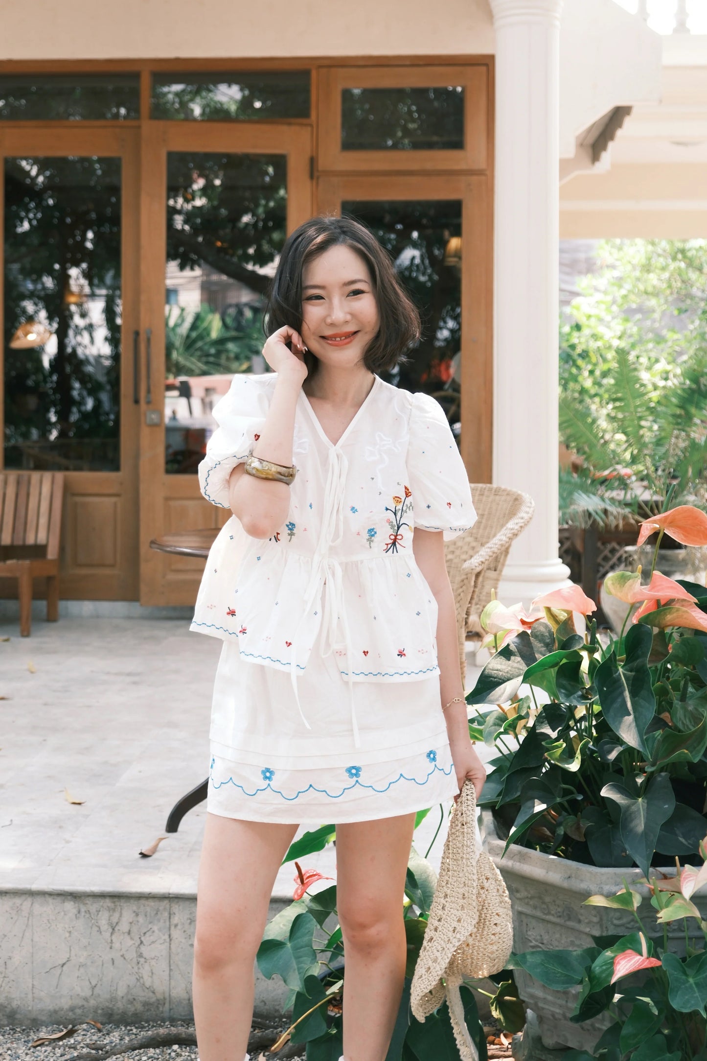 Colette Embroidered Ribbon Set