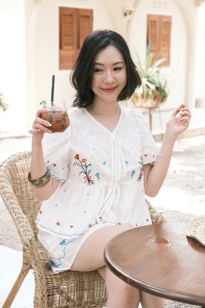 Colette Embroidered Ribbon Set