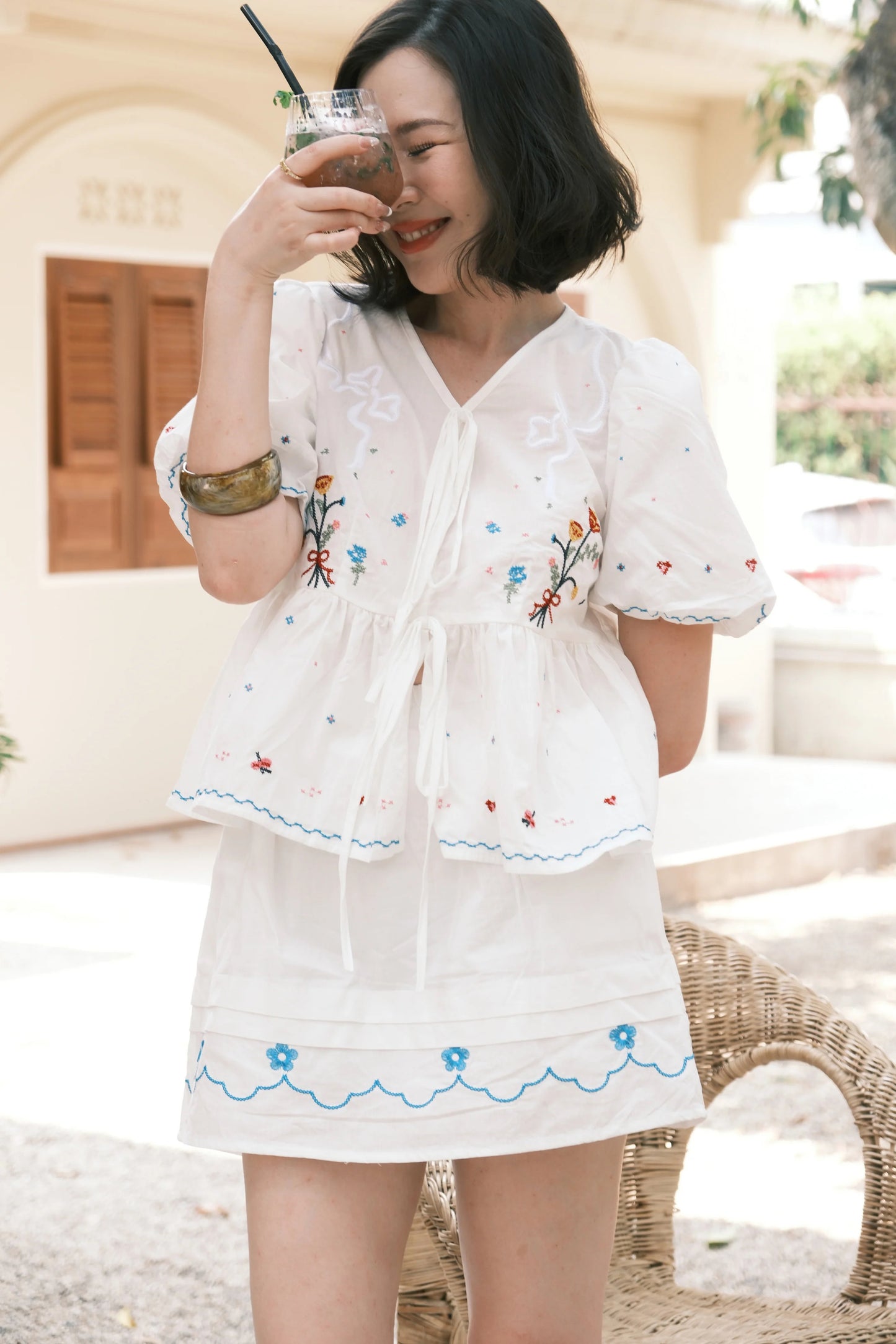 Colette Embroidered Ribbon Set