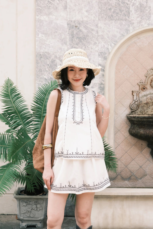 Sienna Bohemia Embroidered Set