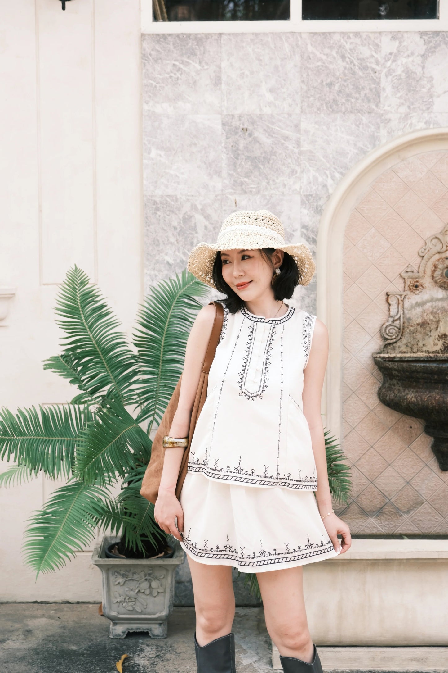 Sienna Bohemia Embroidered Set