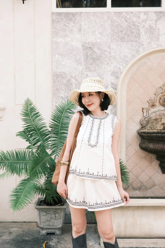 Sienna Bohemia Embroidered Set