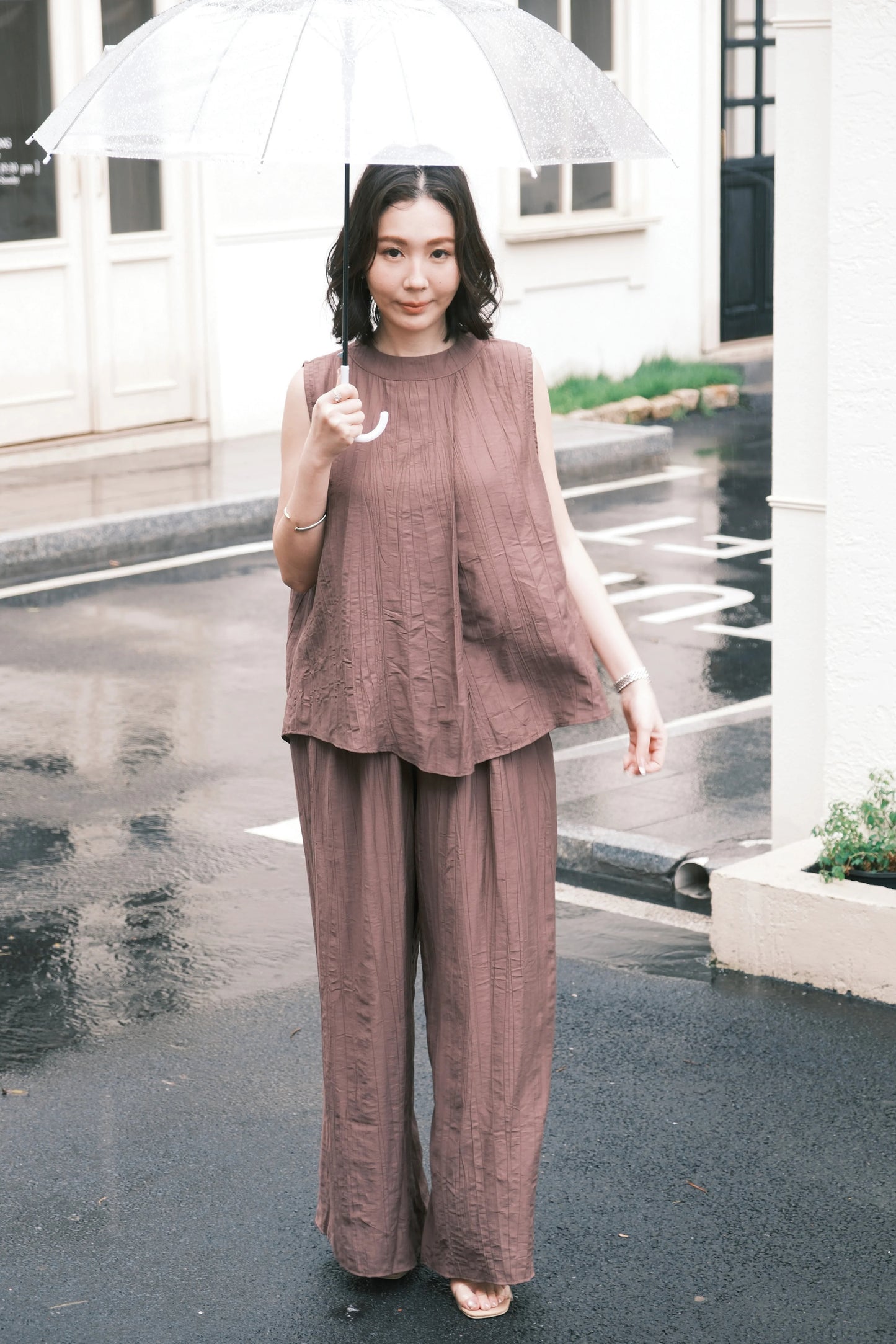 Noéline Relaxed Co-Ord Set in Purple