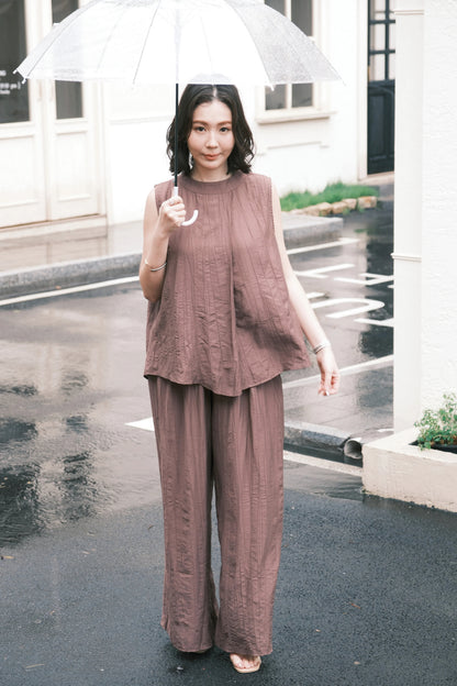 Noéline Relaxed Co-Ord Set in Purple