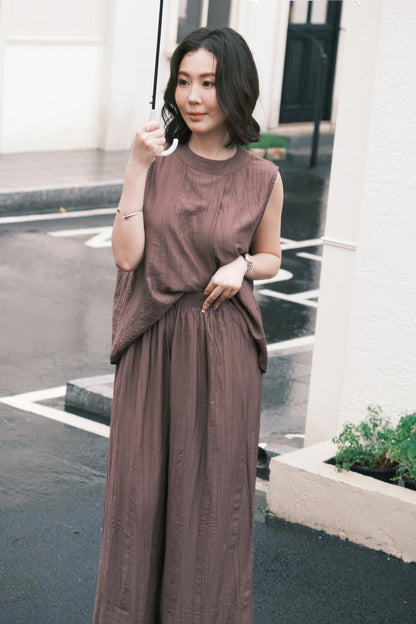 Noéline Relaxed Co-Ord Set in Purple