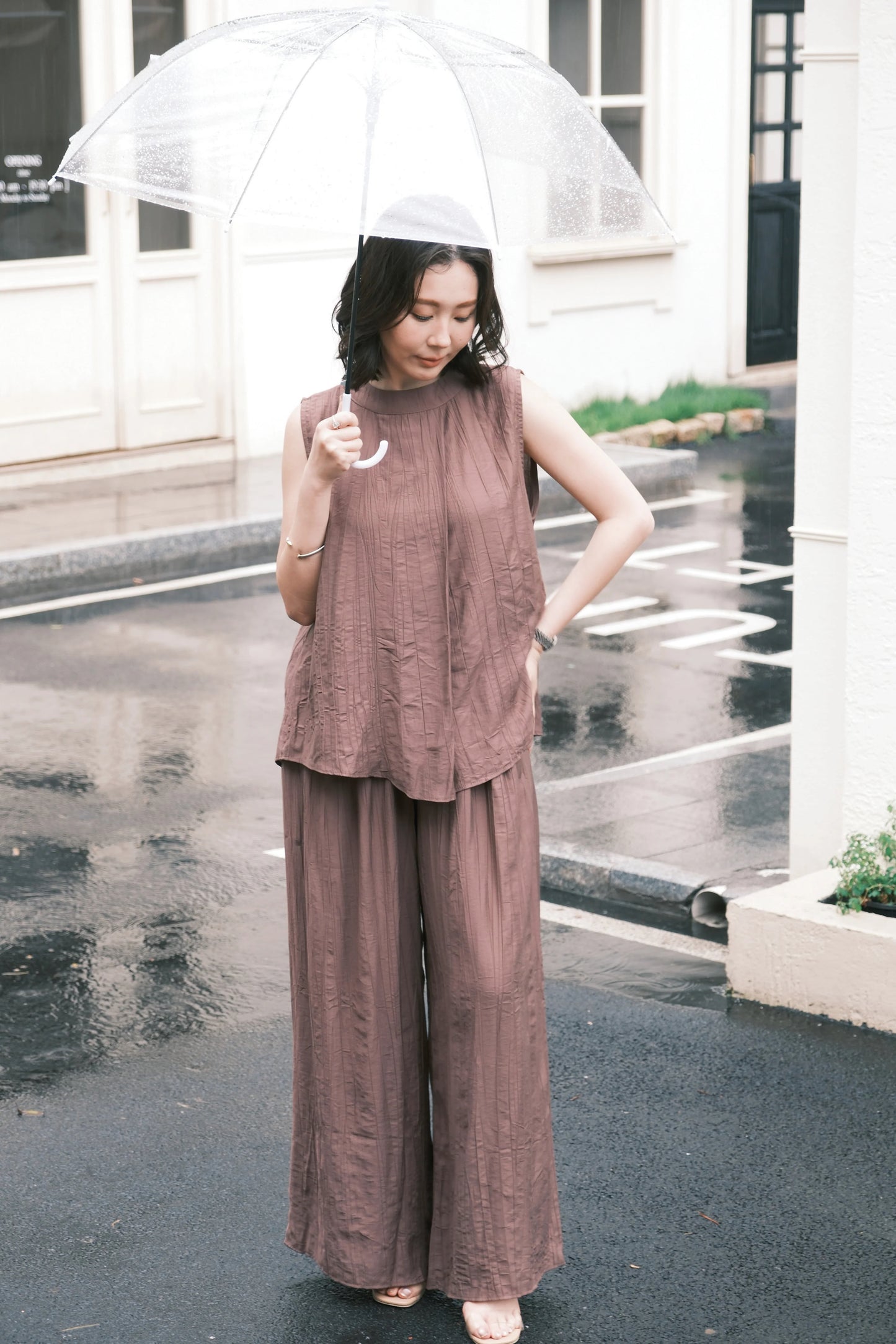 Noéline Relaxed Co-Ord Set in Purple