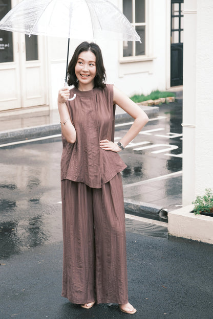 Noéline Relaxed Co-Ord Set in Purple