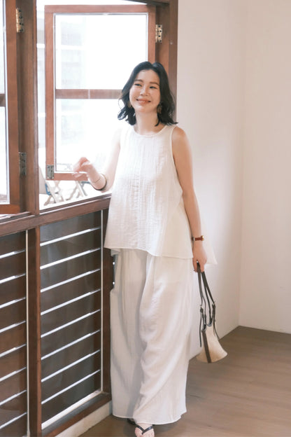 Seraphine Layered Lounge Set in Cream