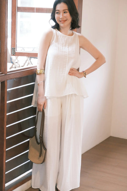 Seraphine Layered Lounge Set in Cream