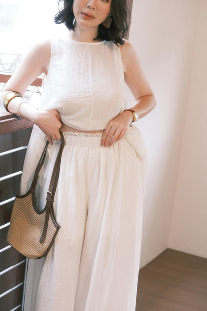 Seraphine Layered Lounge Set in Cream