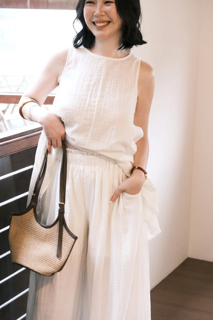 Seraphine Layered Lounge Set in Cream