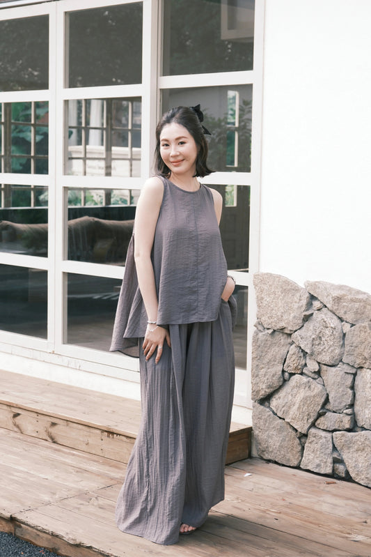 Seraphine Layered Lounge Set in Grey