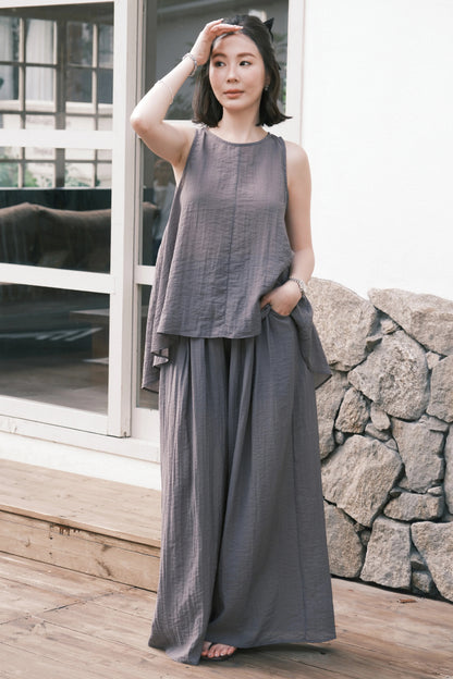 Seraphine Layered Lounge Set in Grey