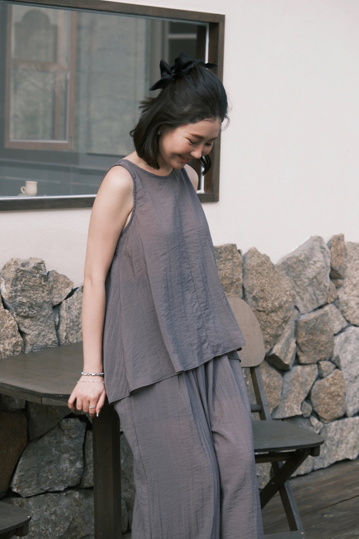 Seraphine Layered Lounge Set in Grey