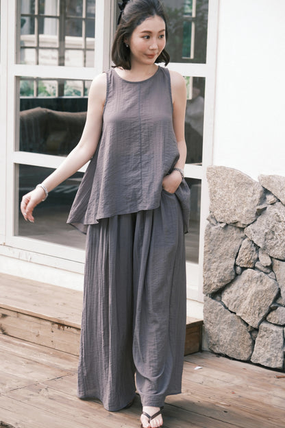 Seraphine Layered Lounge Set in Grey