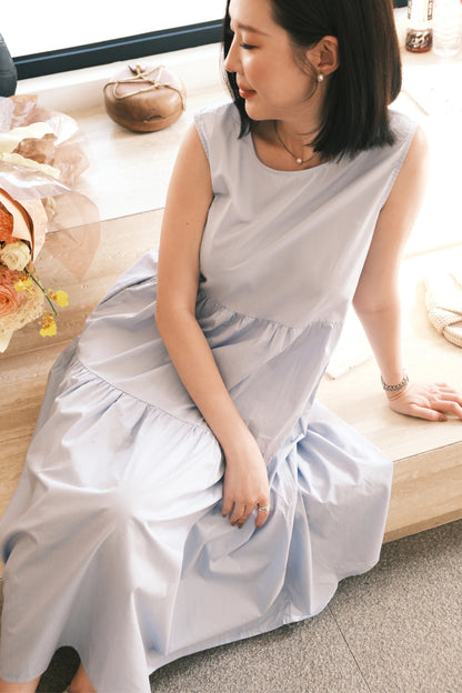 Adele Tiered Sleeveless Maxi Dress