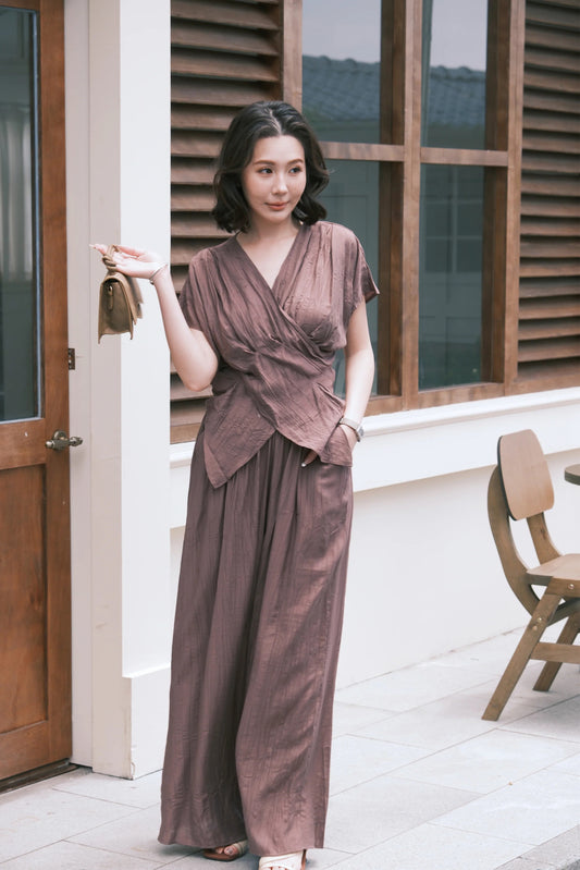 Rosalie Drape Set in Purple