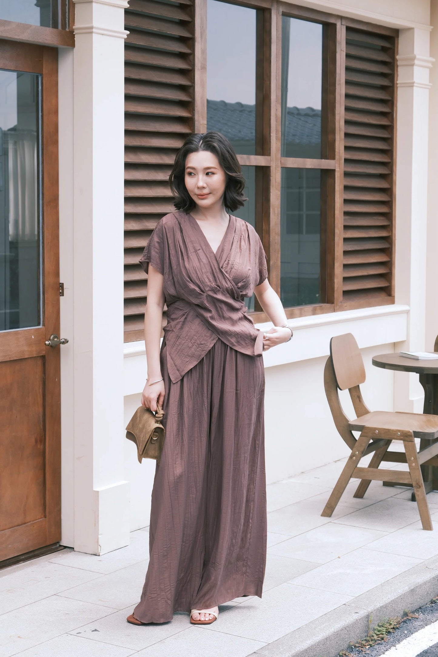 Rosalie Drape Set in Purple
