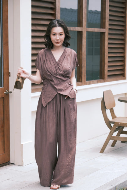 Rosalie Drape Set in Purple