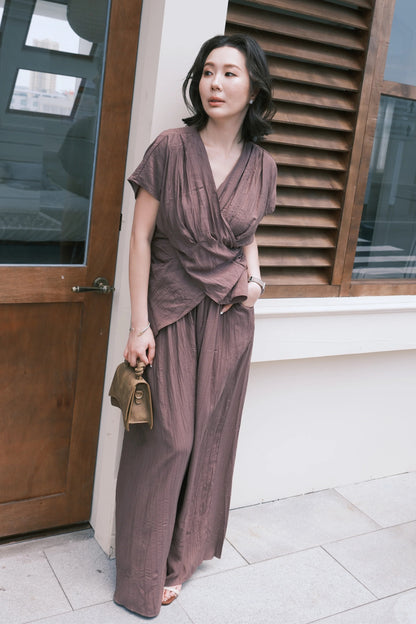 Rosalie Drape Set in Purple