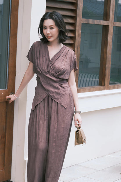 Rosalie Drape Set in Purple