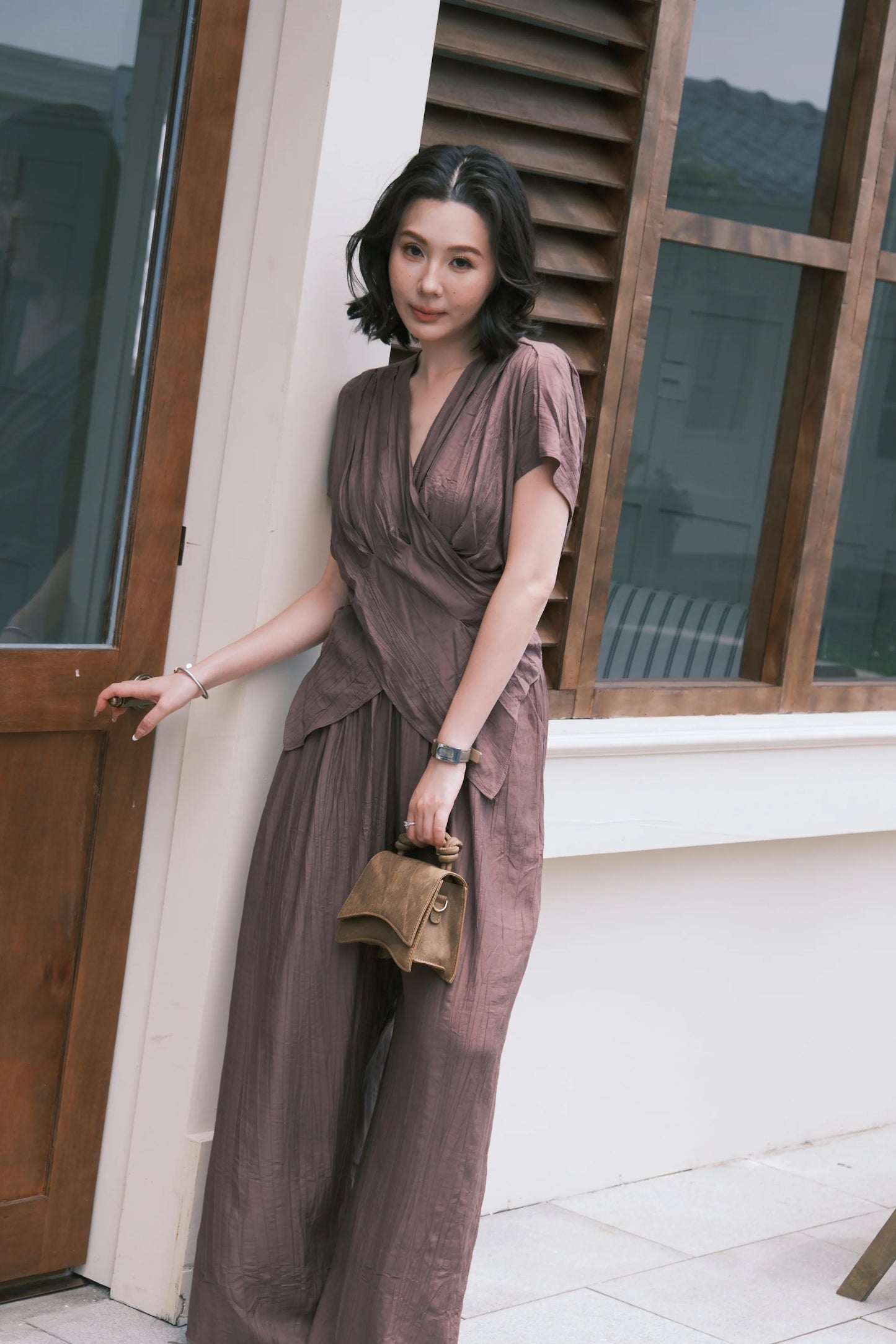 Rosalie Drape Set in Purple