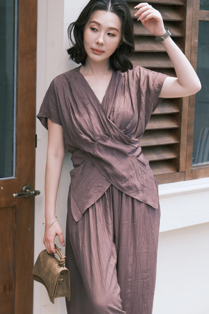 Rosalie Drape Set in Purple