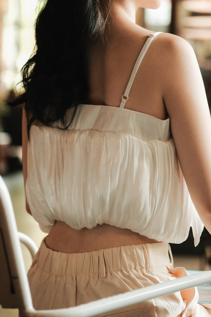 Sloane Everyday Cotton Shorts in Oat